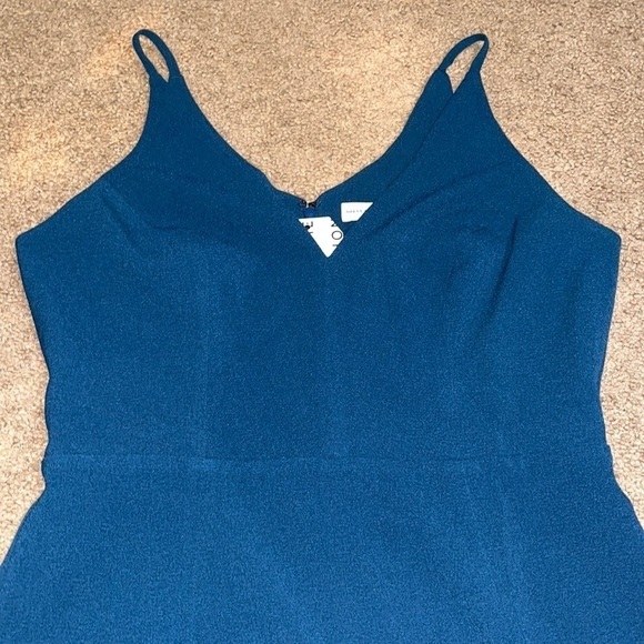 Dress the Population Tatum Bodycon Mini Cocktail Party Dress Peacock Blue XL - Picture 4 of 9